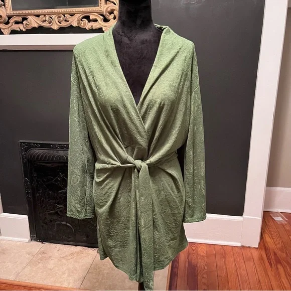 Zara | Dresses | Nwt Zara Green Tie Dress | Poshmark